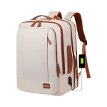 USB Charging Laptop Backpacks – Ayeeb® EHAB Series (White, Pink, Black)