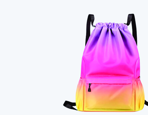 student rainbow bag